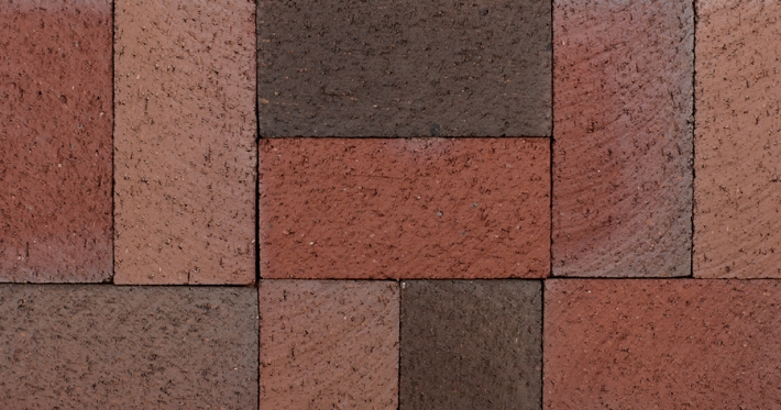 Flashed Red Clay Brick Paver
